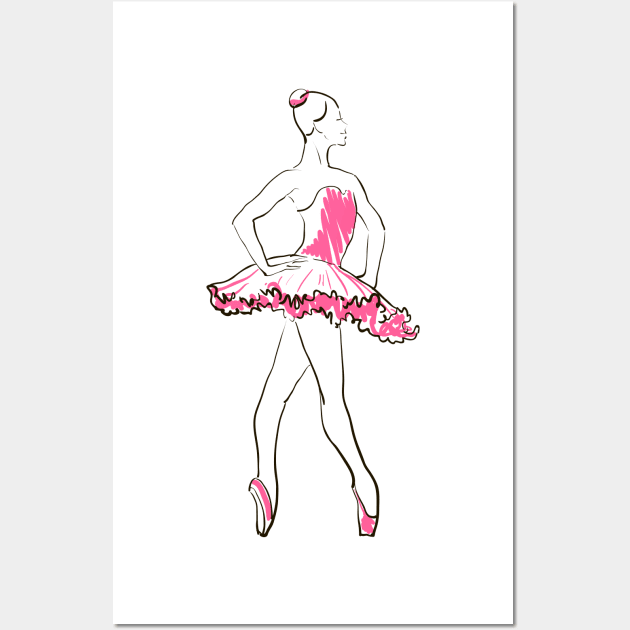 ballerina Wall Art by Olga Berlet